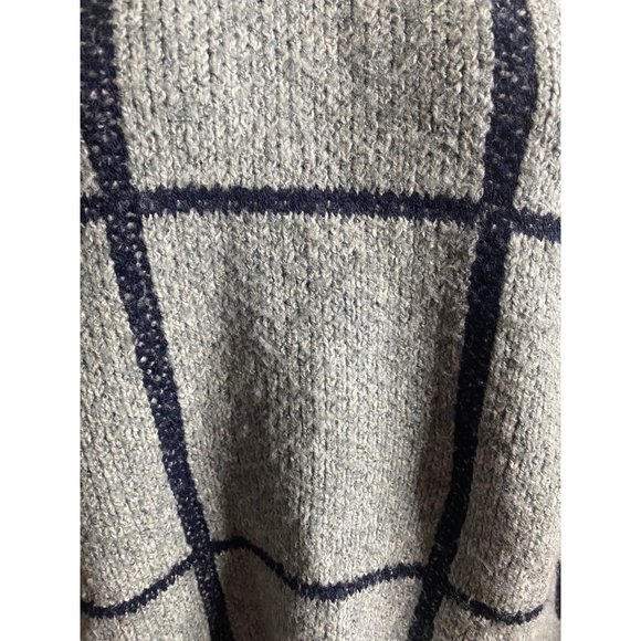 Item & Thread black and gray window pane hooded pullover hoodie - Picture 8 of 9